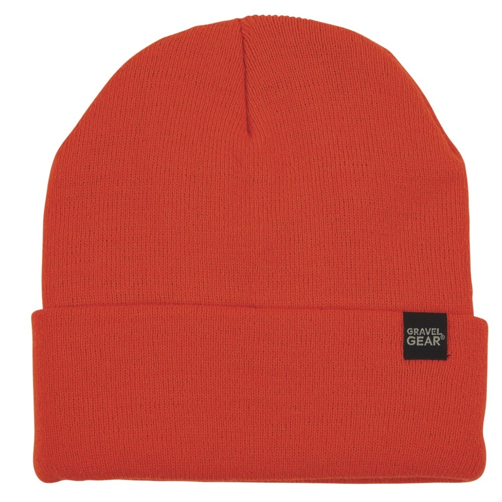 Gravel Gear Orange Watch Cap Work Hat Beanie